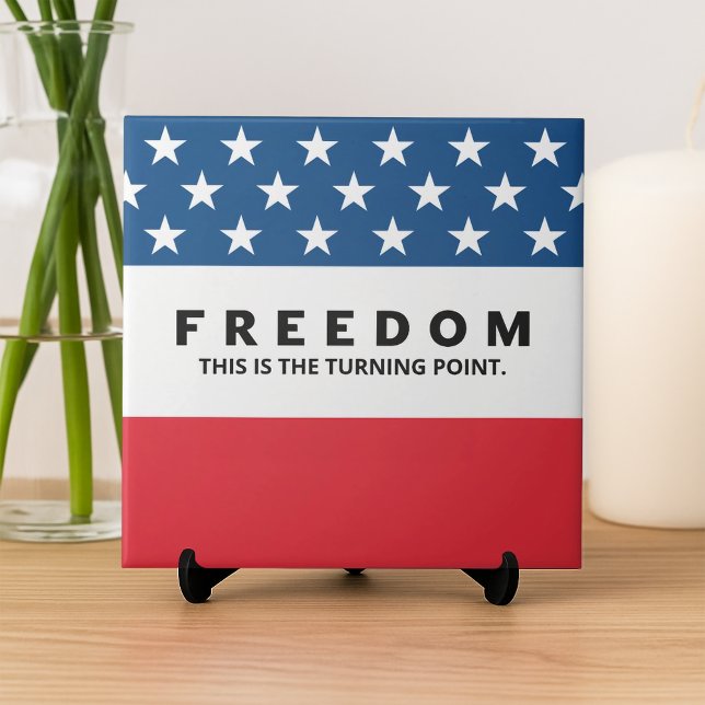 Carreau Liberté Un Véritable Patriote (Créateur téléchargé)
