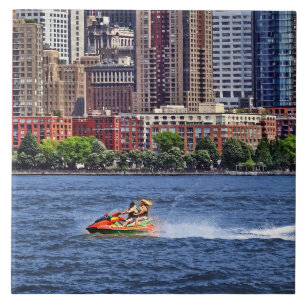 Carreau Liberty State Park - Jet Ski dans le bassin du can