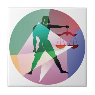 Carreau libra abstraite