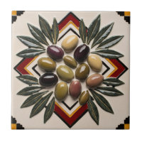 LIBRE PALESTINE olives branches mosaïque céramique