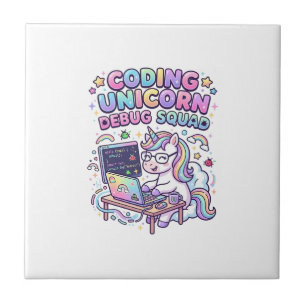 Carreau Licorne Coding Licorne Debug Squad Marché Charmeur