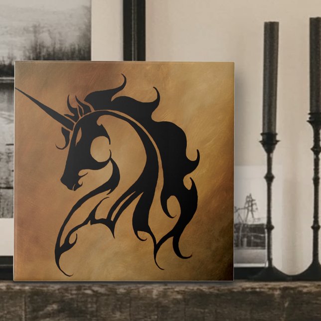 Carreau Licorne de pierre tribale (Créateur téléchargé)