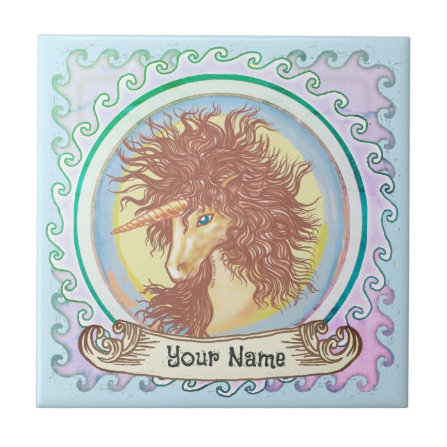 Carreau Licorne Fantastique  (Devant)