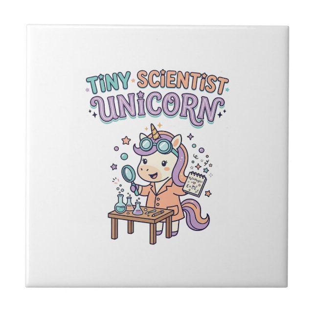 Carreau Licorne Mini Scientifique Licorne Produit Tendance (Devant)