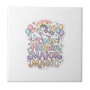 Carreau Licorne Minuscule Humain Magie Majeure Vecteur Pre