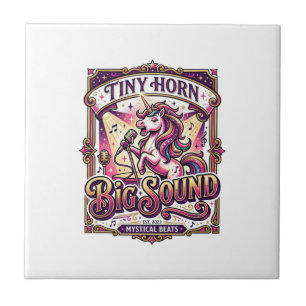 Carreau Licorne Petite Corne Gros Son Stylé Merch Design_1