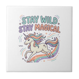 Carreau Licorne Reste Sauvage Reste Magique Produit Branch