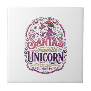 Carreau Licorne Santa's Licorne préférée