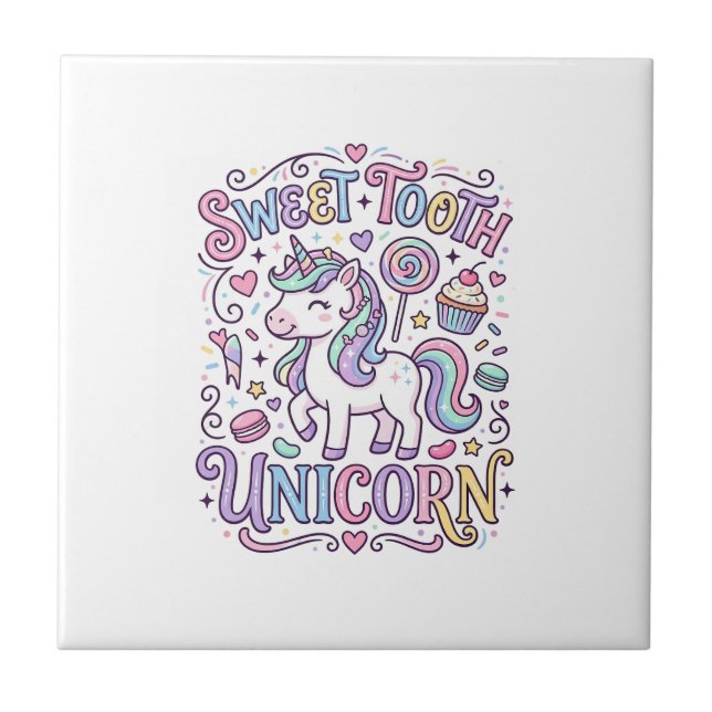 Carreau Licorne Sweet Tooth Licorne Conception de merchand (Devant)