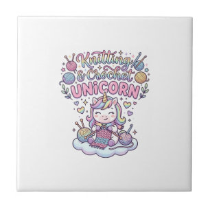 Carreau Licorne Tricot Licorne Au Crochet Typographie Ador