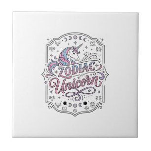 Carreau Licorne Zodiaque Licorne Conception De Cadeau Ludi