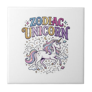 Carreau Licorne Zodiaque Licorne Marché de vecteurs premiu