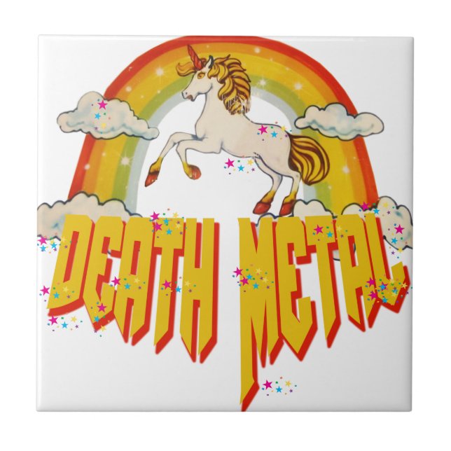 Carreau Licornes de métal de la mort (Devant)