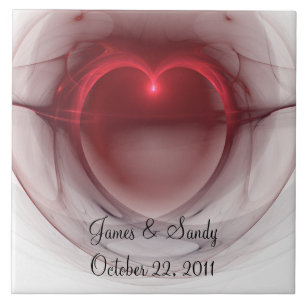 Carreau Lighted Heart Fractal Personalized