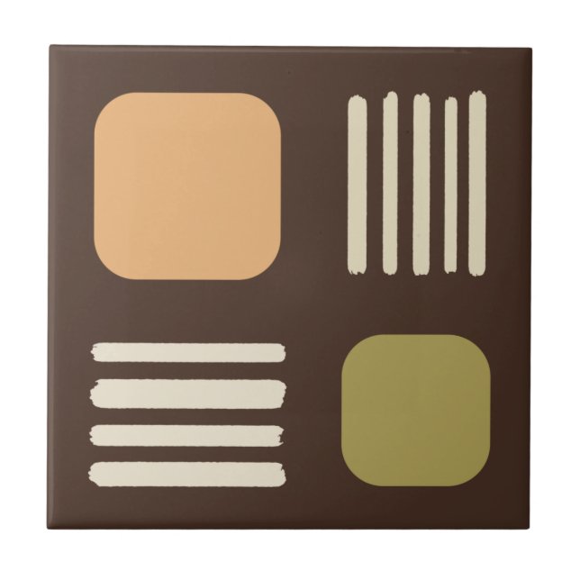 Carreau Lignes minimalistes minimalistes modernes du milie (Devant)