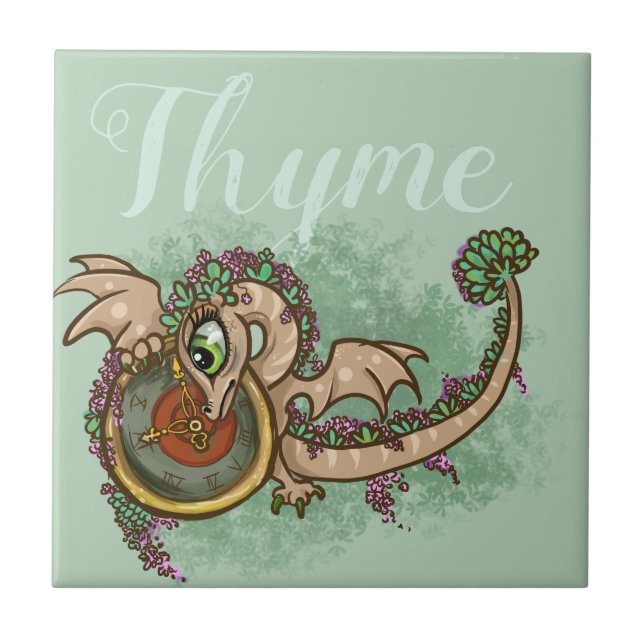Carreau Lil Herbe Dragon Thyme (Devant)