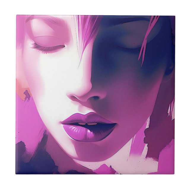 Carreau Lilac Dream Whisper - Serène, Ethérée, Violet (Devant)