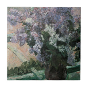 Carreau Lilas à la fenêtre par Mary Cassatt, Art ancien