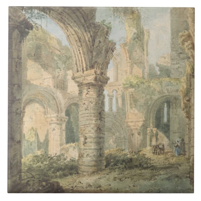 Carreau L'île sainte de St Cuthbert, 1797 (la semaine (Devant)