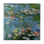 Carreau Lillies d'eau par Monet<br><div class="desc">Lillies d'eau de Monet</div>
