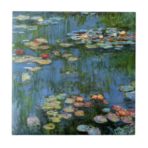 Carreau Lillies d'eau par Monet