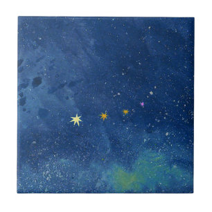 Carreau L'illustration du ciel étoilé