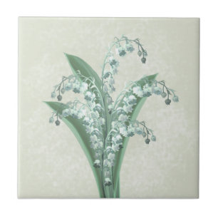 Carreau Lily de Valley Tile