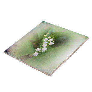 Carreau Lily of the valley Ceramic Tile