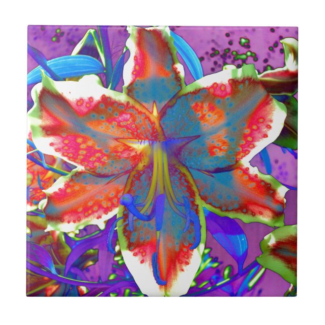 Carreau Lily rétro (Devant)