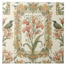Lily Vintage Romantique Art Nouveau Botanique Oise