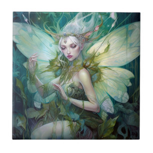 Carreau L'Imaginaire Fairy Green Woodland