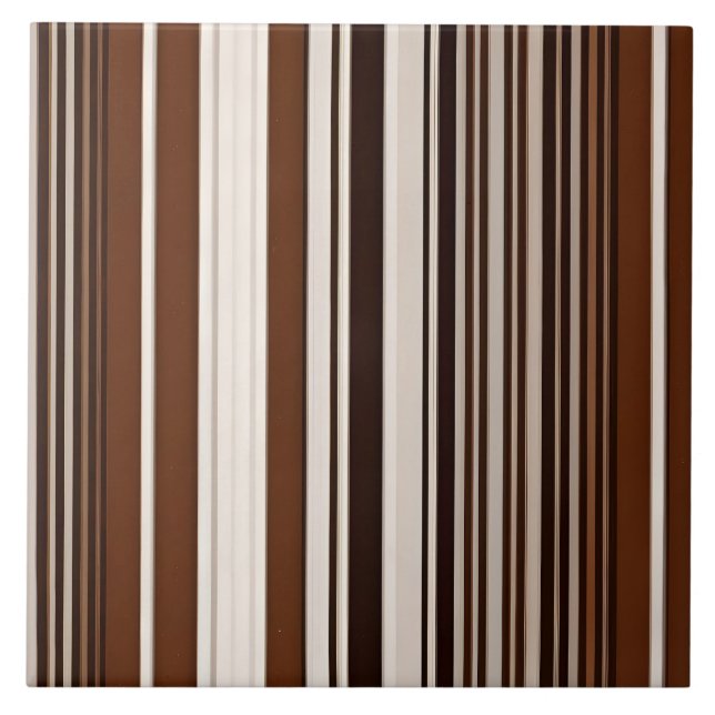 Carreau Linge populaire Collection blanche Brown de luxe (Devant)