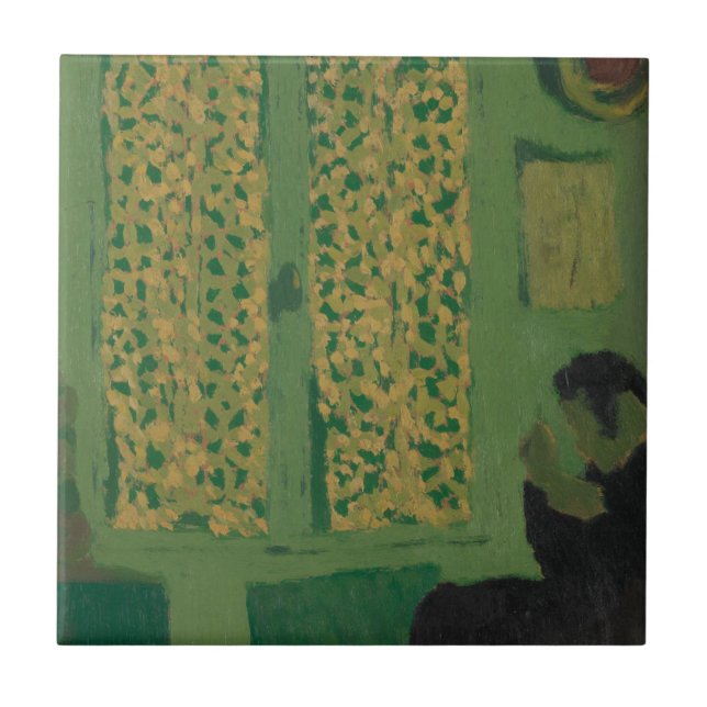 Carreau L'intérieur vert (Devant)