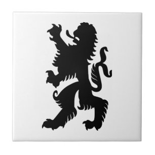 Carreau Lion bavarois noir