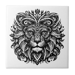 Carreau Lion tribal