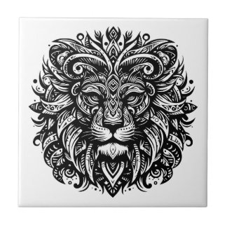 Carreau Lion tribal