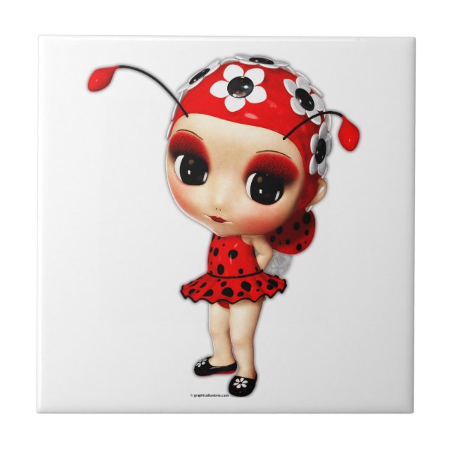 Carreau Little Miss Ladybug (Devant)
