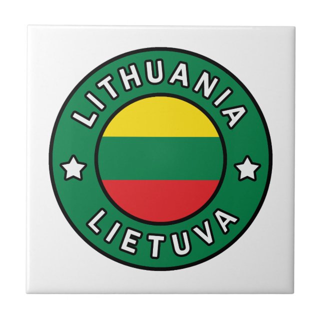 Carreau Lituanie Lietuva (Devant)