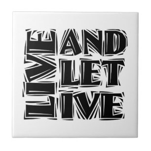 Carreau Live and Let Live 12 Step Recovery Slogan Citation