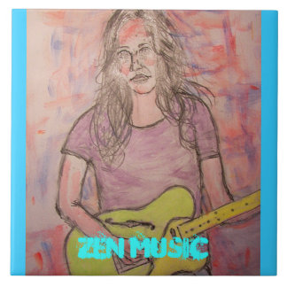 Carreau Live Zen Music Girl Sketch