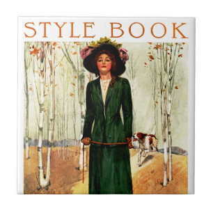 Carreau Livre de style d'illustration de mode