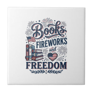 Carreau Livres Feux d'artifice et Liberté Lecteur Patrioti