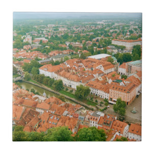 Carreau Ljubljana d'en haut