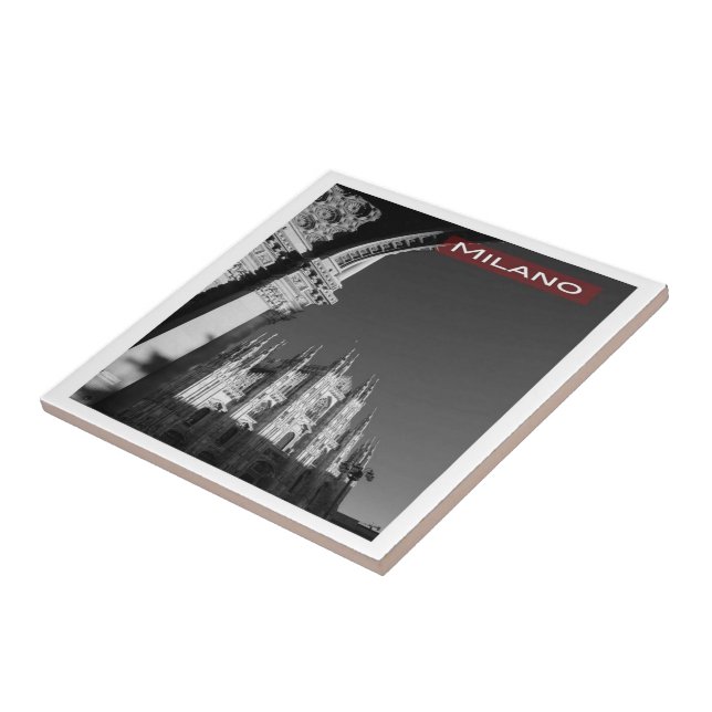 Carreau LMD006 CATHÉDRALE MILAN, Milan, Italie, (Côté)