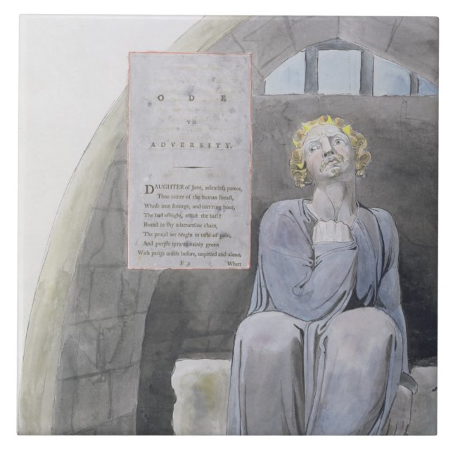 Carreau L'ode à l'adversité, conçoivent 37 'des poèmes de (Devant)