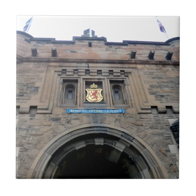 Carreau Loge du portier de château d'Edimbourg (Devant)