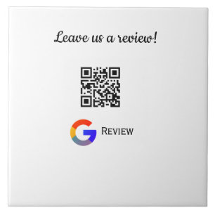 Carreau logo de l'entreprise de révision Google Scan QR re