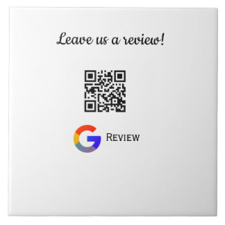 Carreau logo de l'entreprise de révision Google Scan QR re