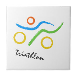 Carreau Logo du triathlon
