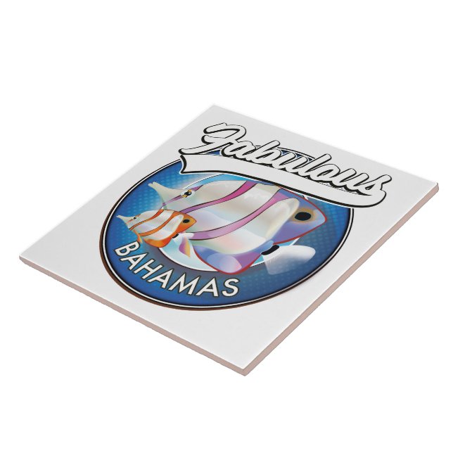 Carreau Logo fabuleux des Bahamas  (Côté)